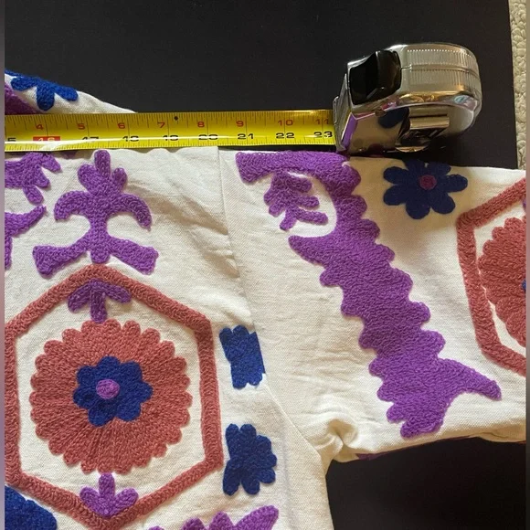 Blink Buy Women's Suzani Embroidered Jacket NWOT / Made in India - Picture 3 of 17